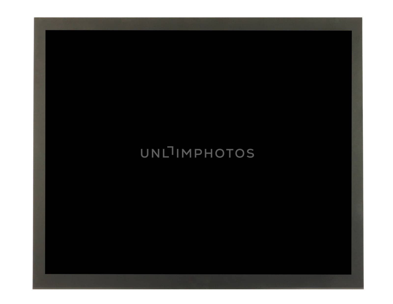 Flat screen isolated in white