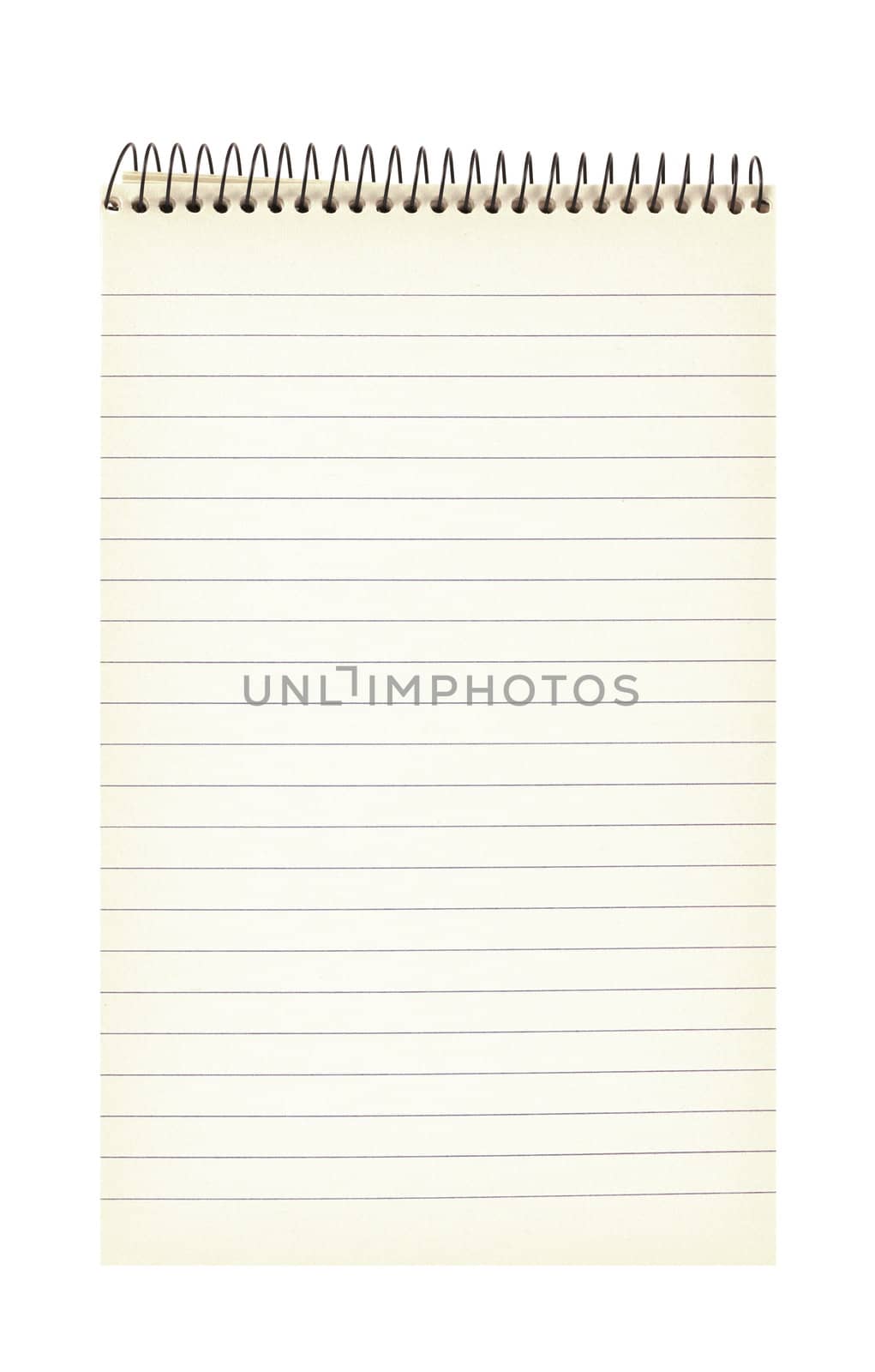 Notepad isolated in white