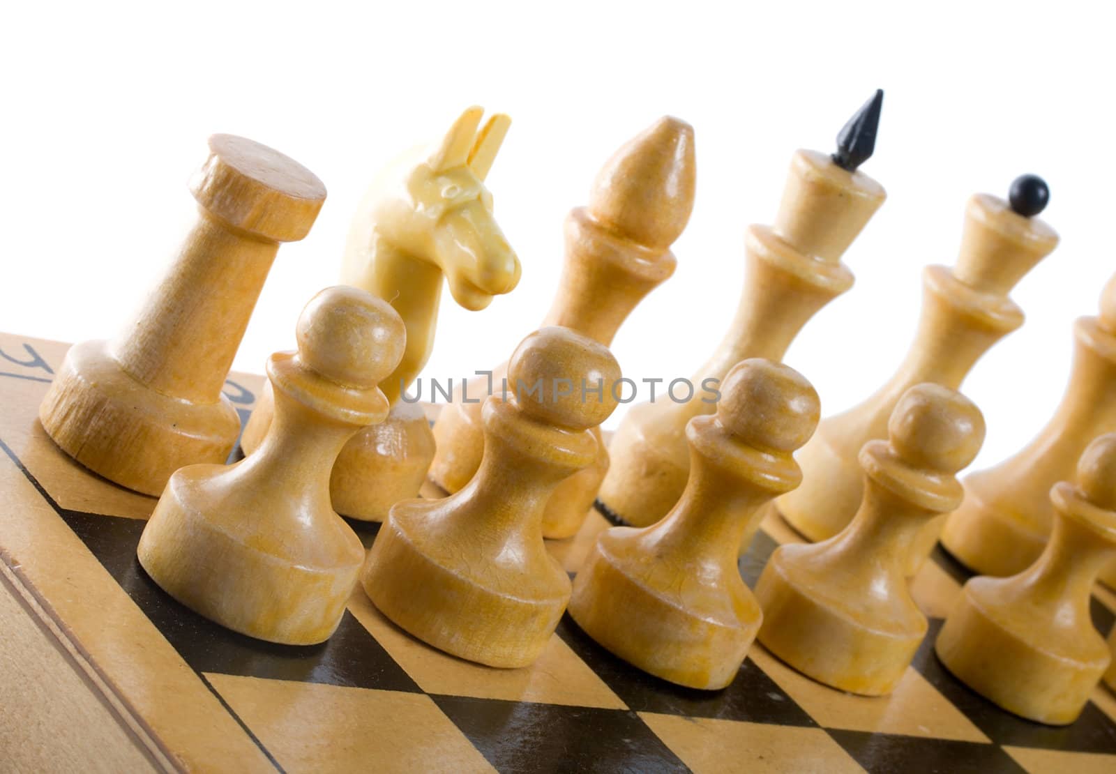 white chess figures by Alekcey