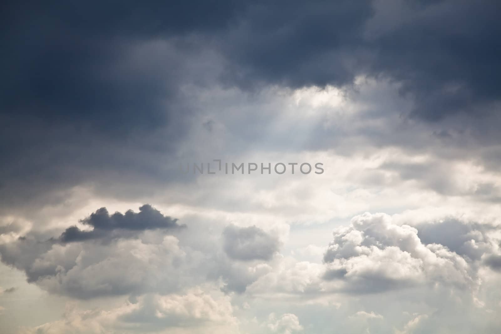 High resolution image of cloudy sky. Great detail, noiseless.