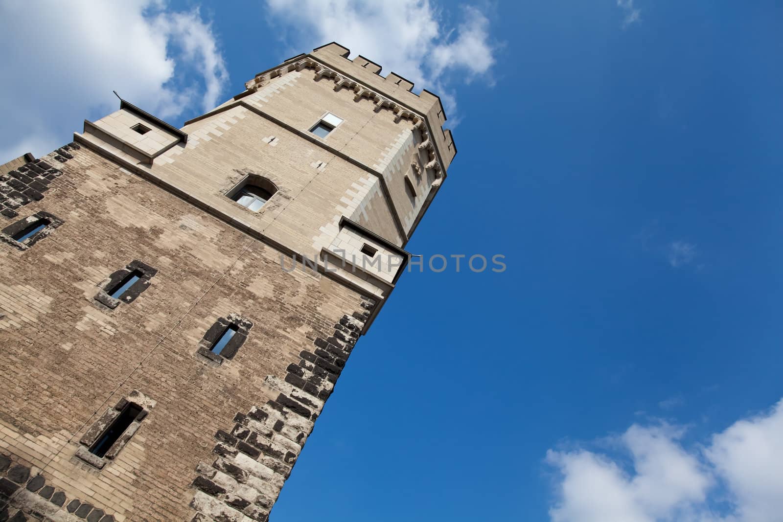 Bayenturm (Bayen Tower) in the German city Cologne (Köln).