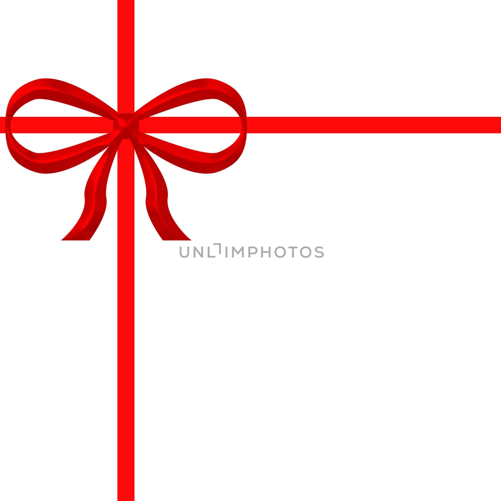 Gift wrap isolated in white