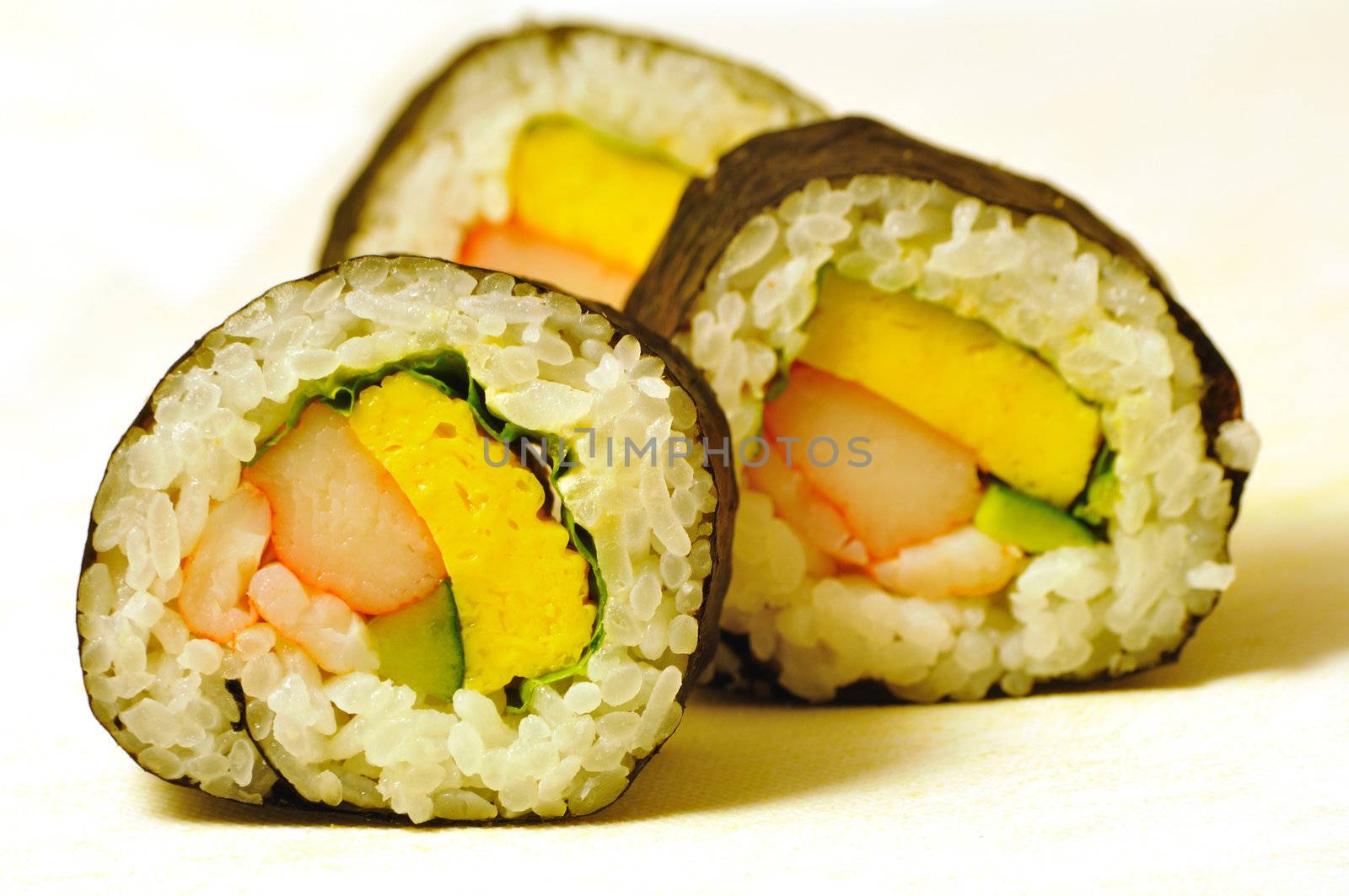 japanese sushi rolls by yuriz