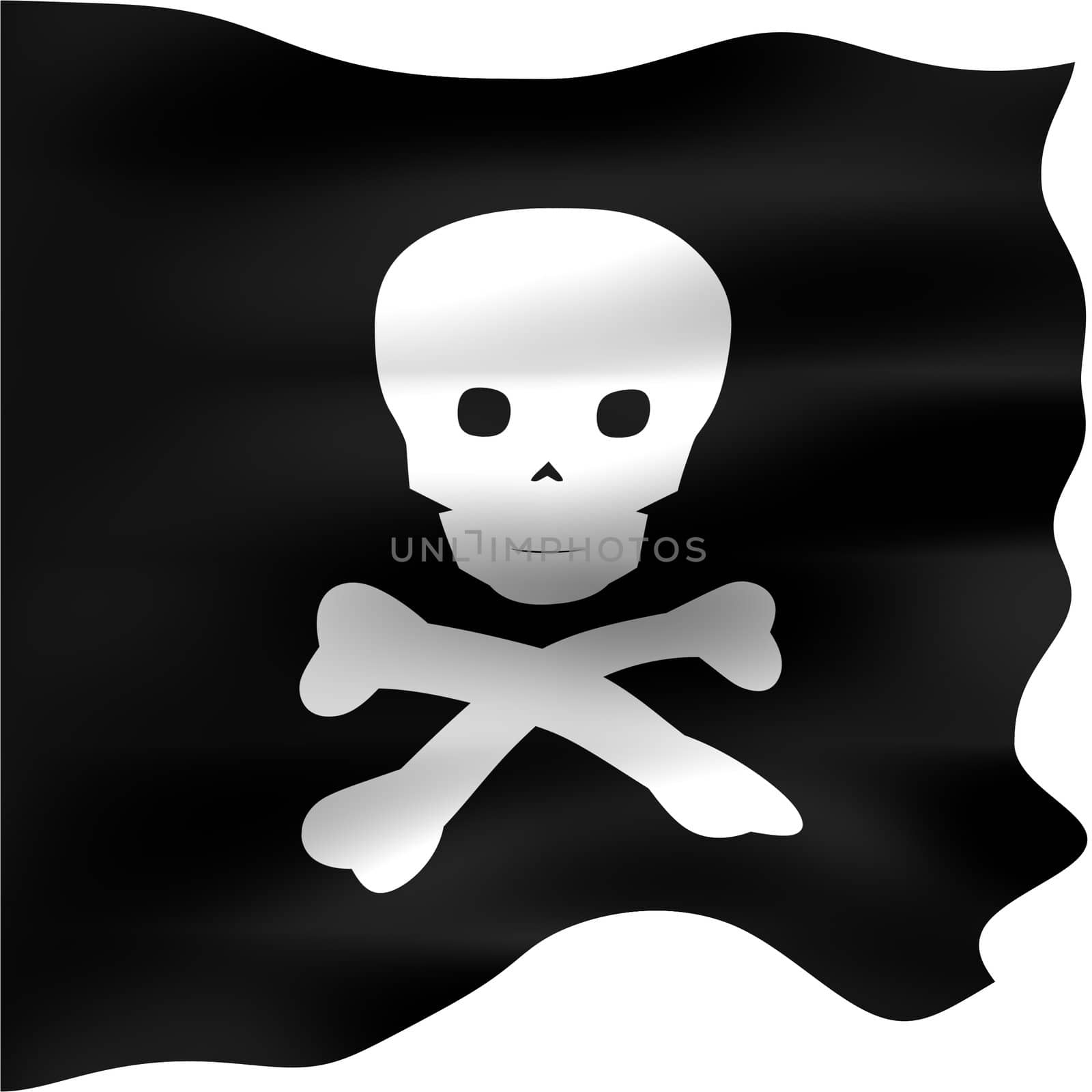 Pirate Flag by Georgios