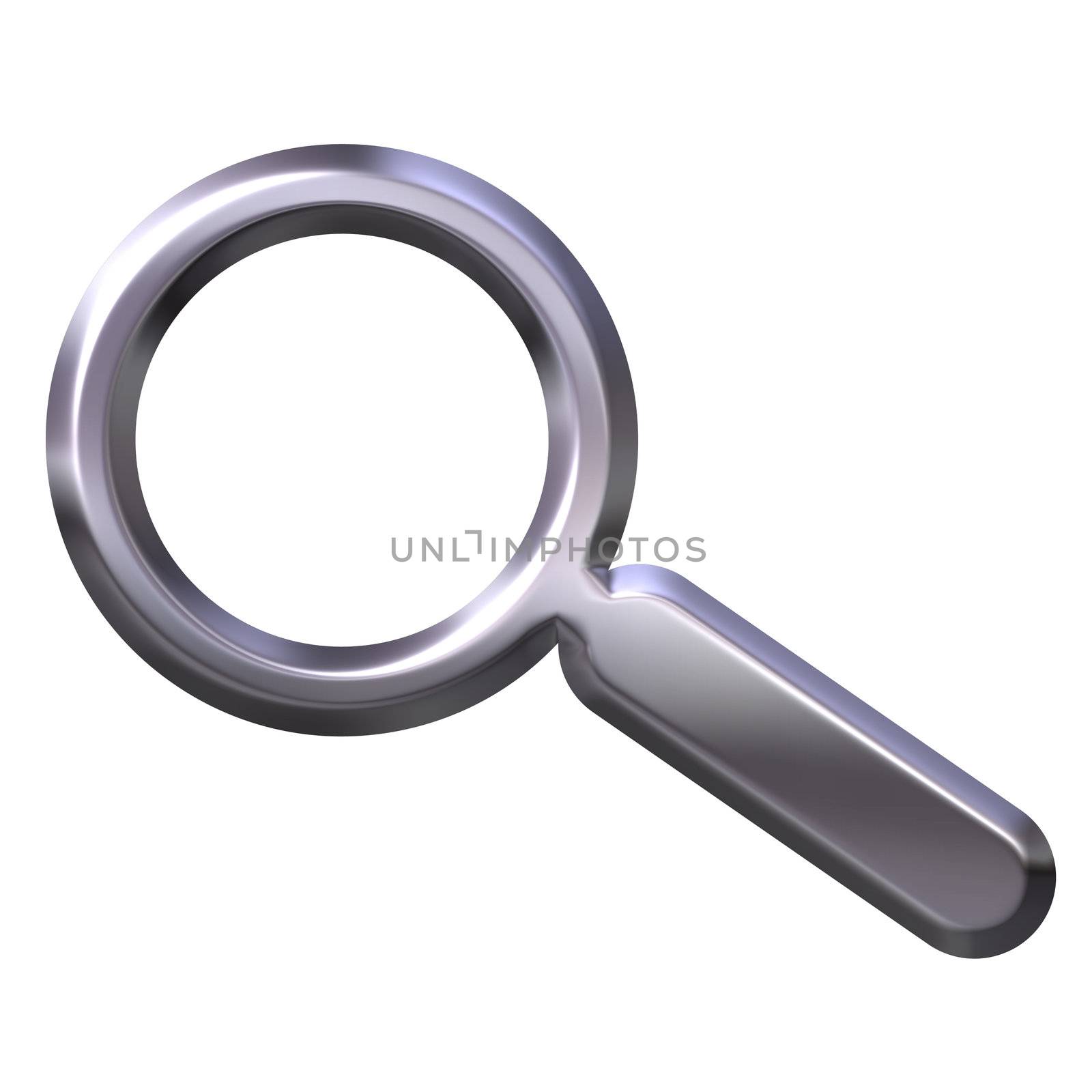 Silver Magnifying Glass by Georgios