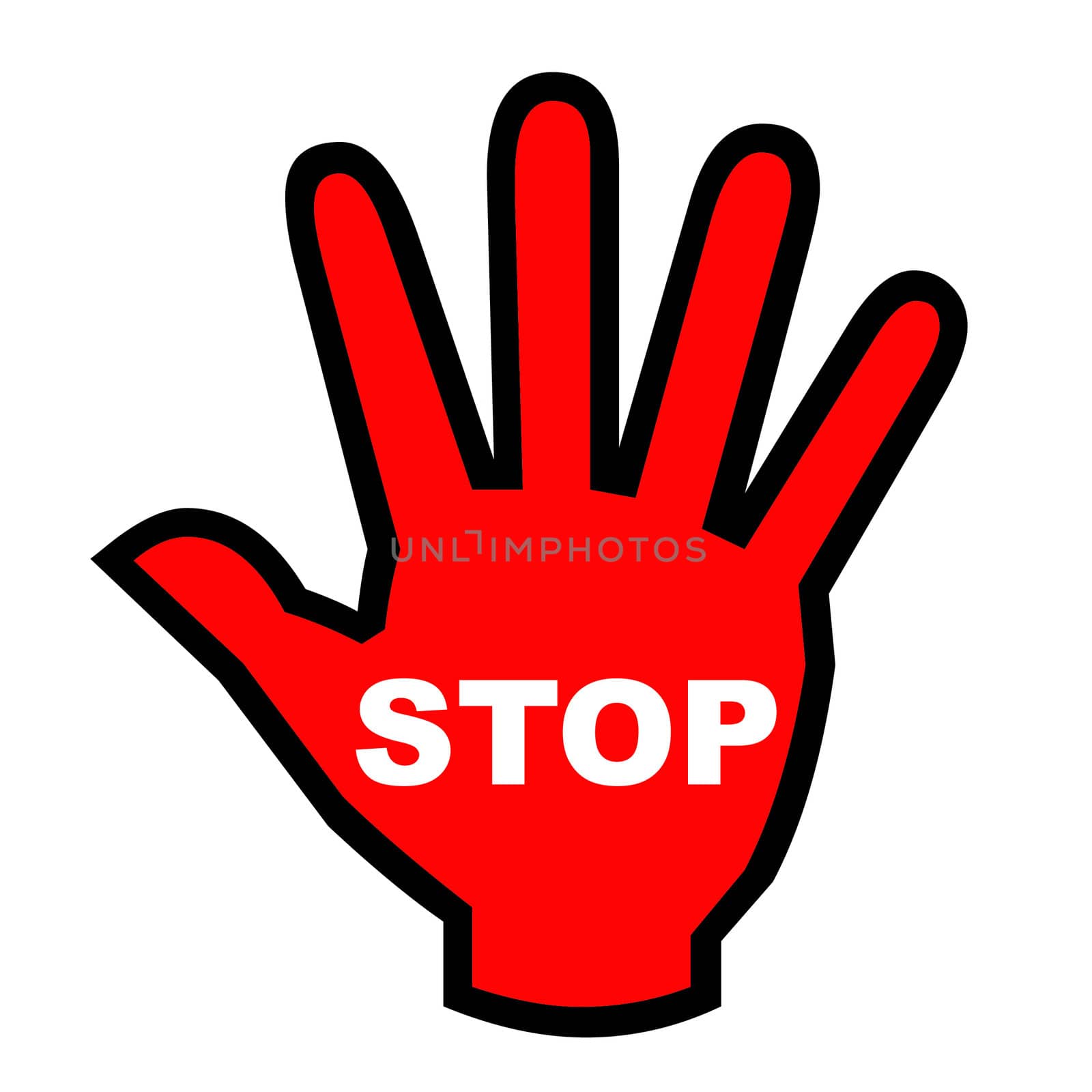 Stop Hand by Georgios