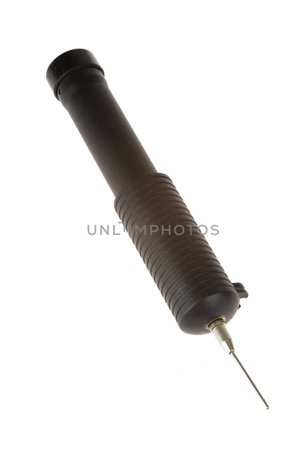 a ball pump on a white background