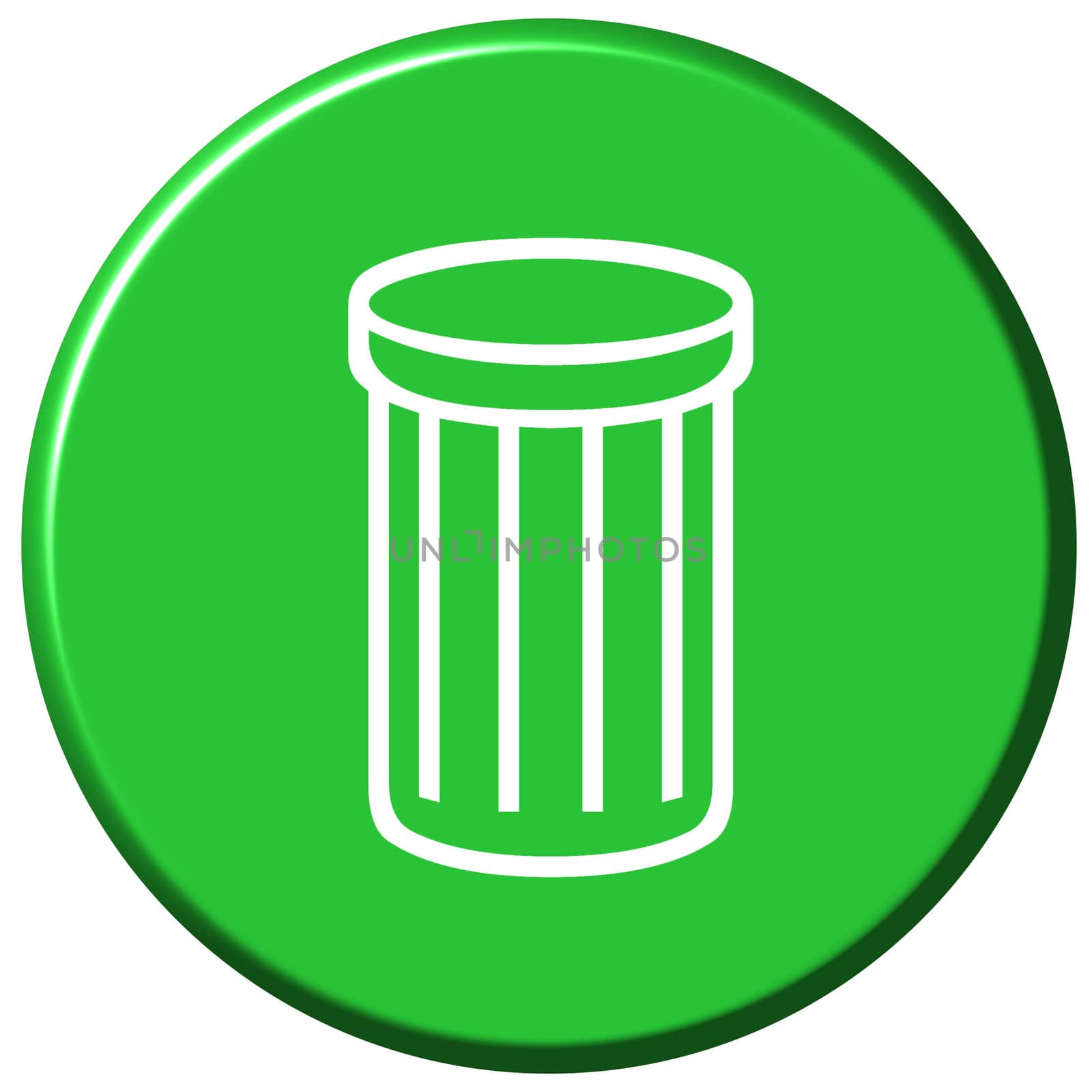 Waste Bin Button by Georgios