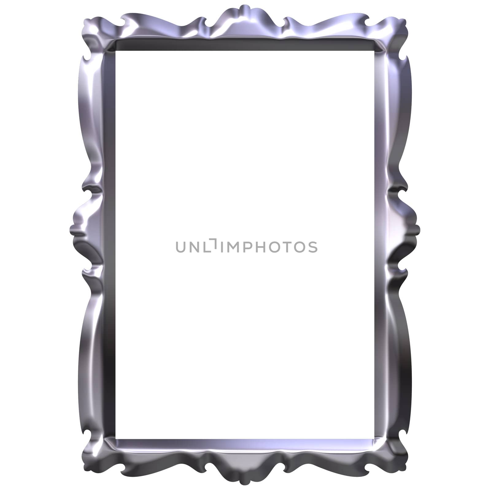 3D Silver Frame by Georgios