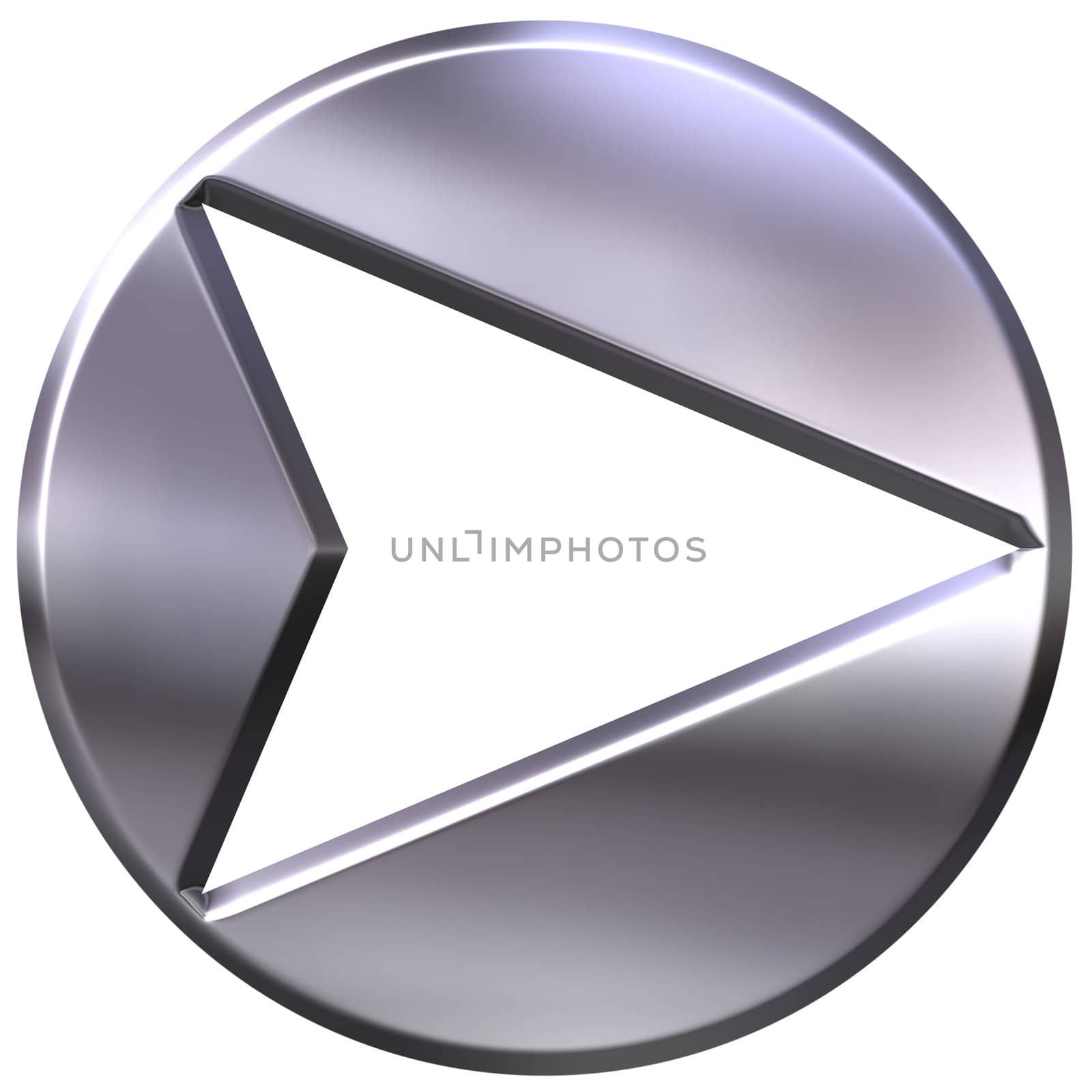 3D Silver Framed Arrow by Georgios