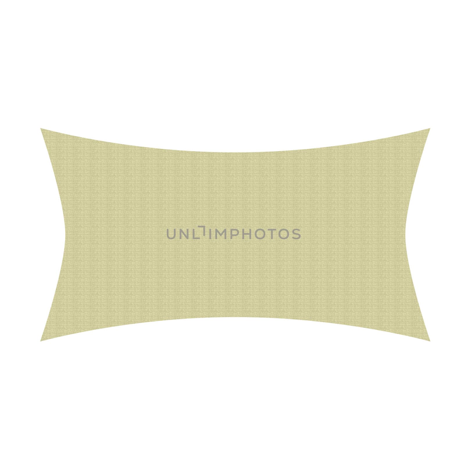 Ancient papyrus banner isolated in white