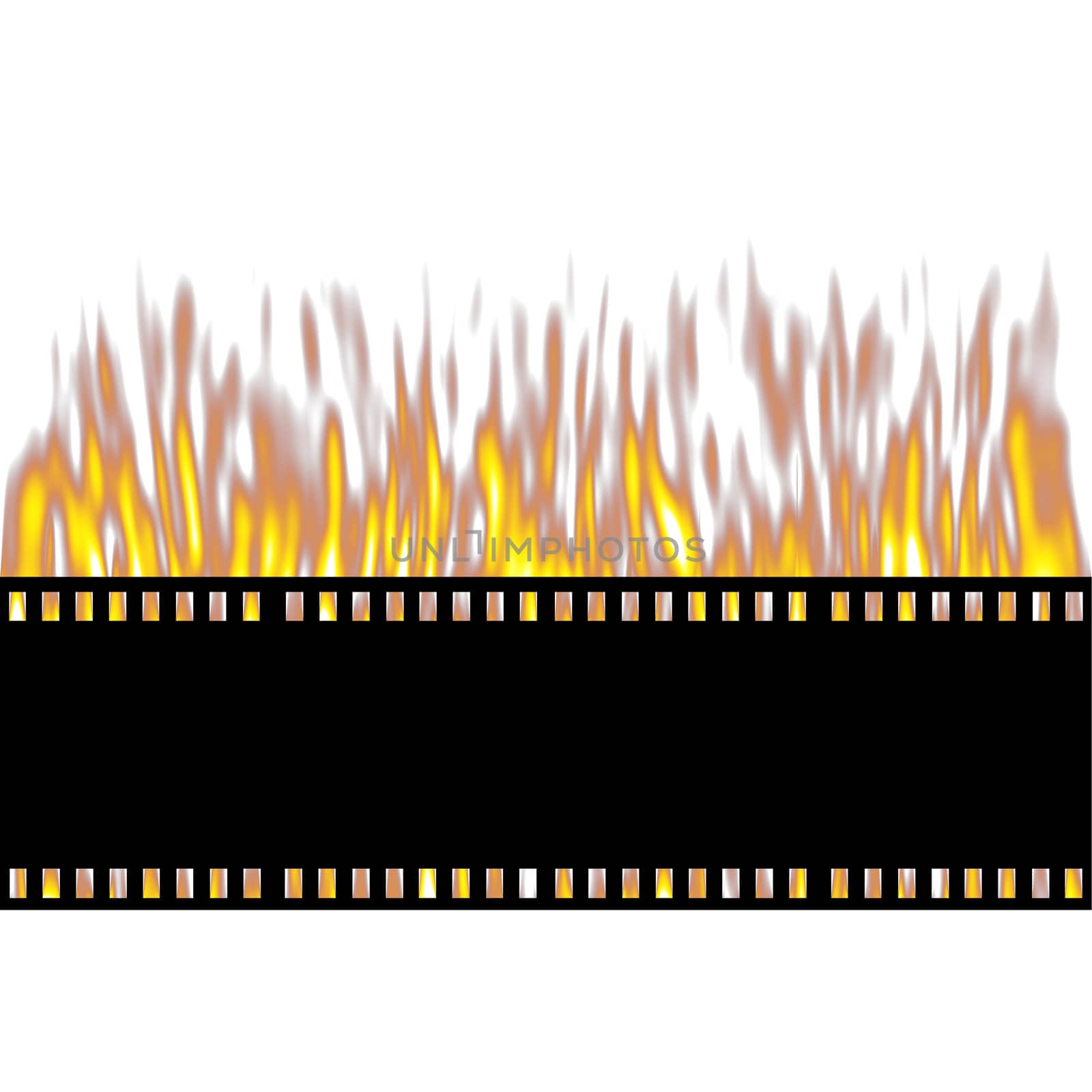 Burning Film Strip by Georgios