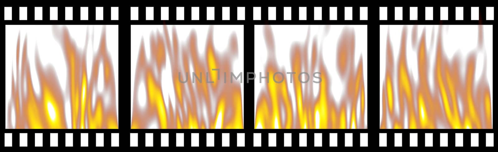 Burning Film Strip by Georgios