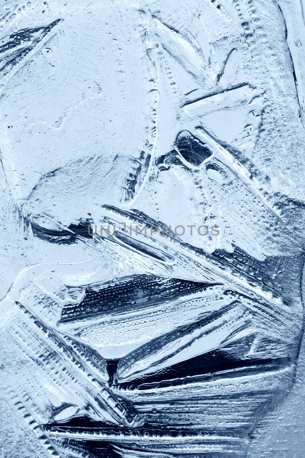 Background made from extreme closeup of ice