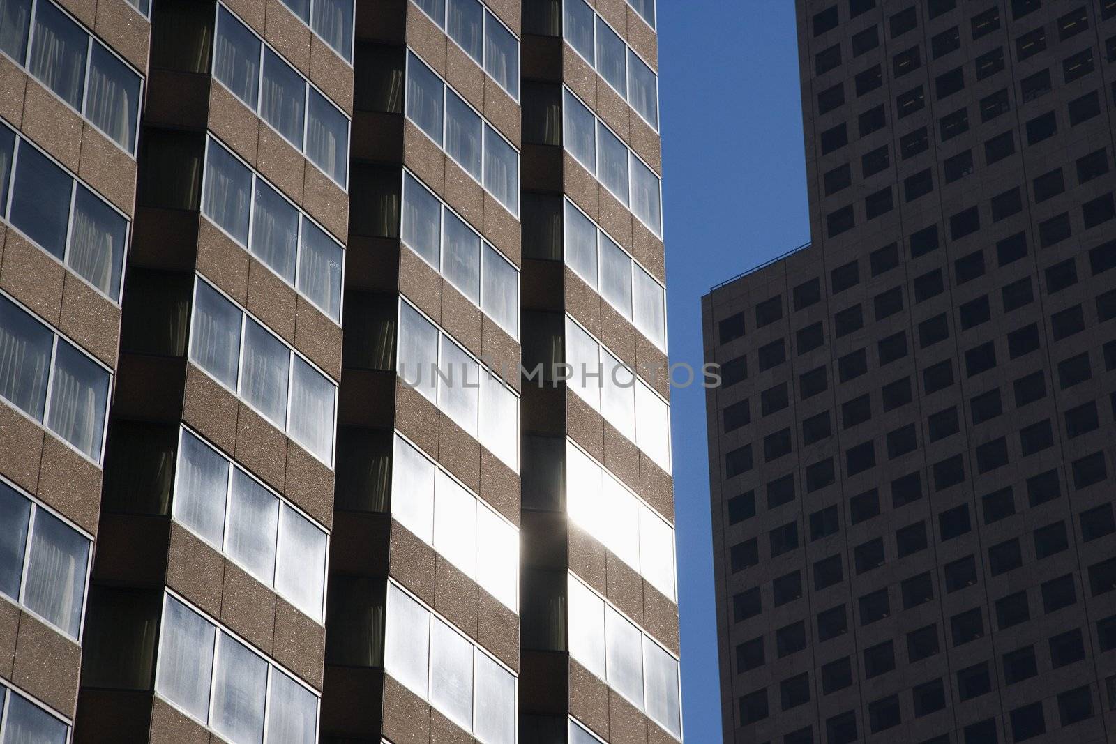 Close up of buildings. by iofoto