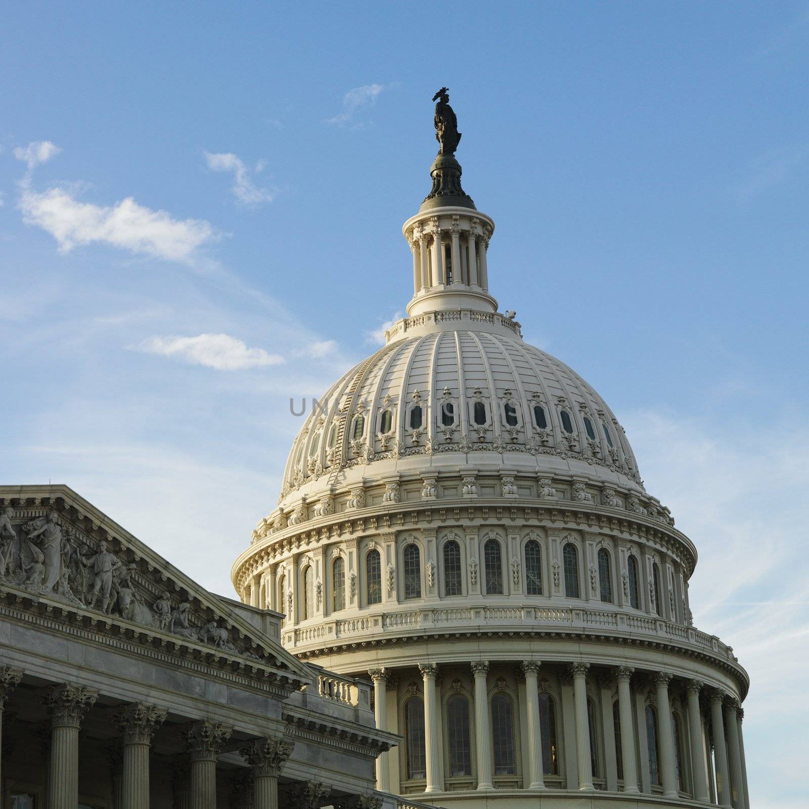 Capitol Building in Washington, DC, USA.