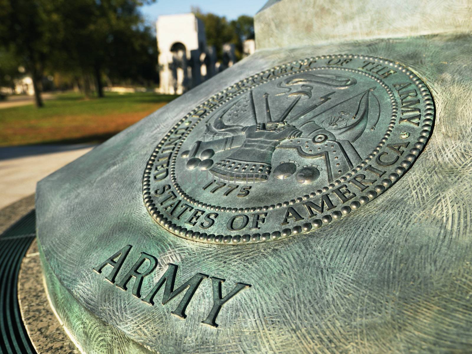 World War II Memorial in Washington, DC, USA.