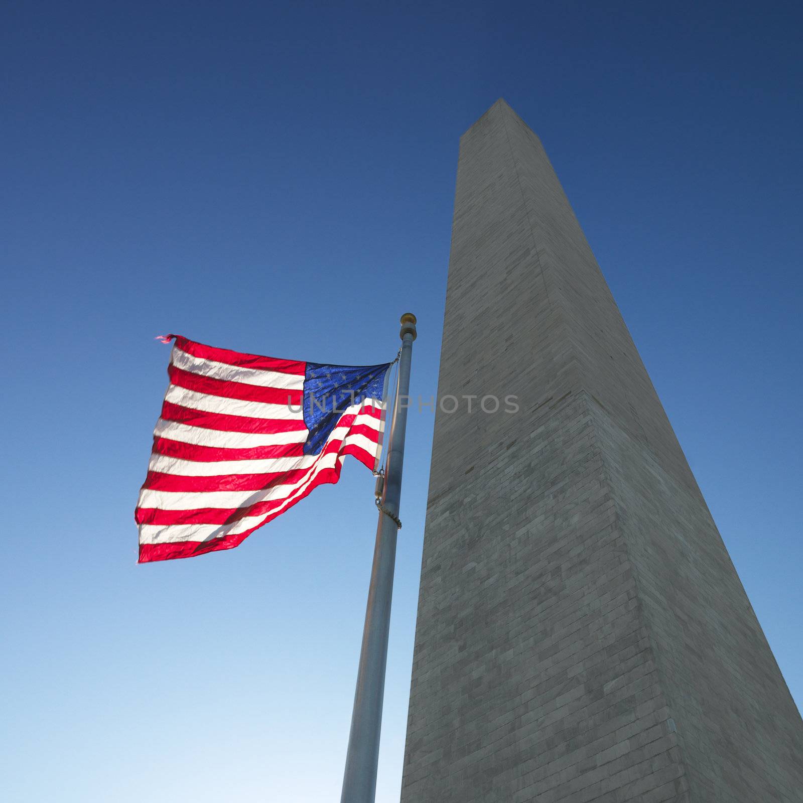 Washington Monument in Washington, DC, USA.