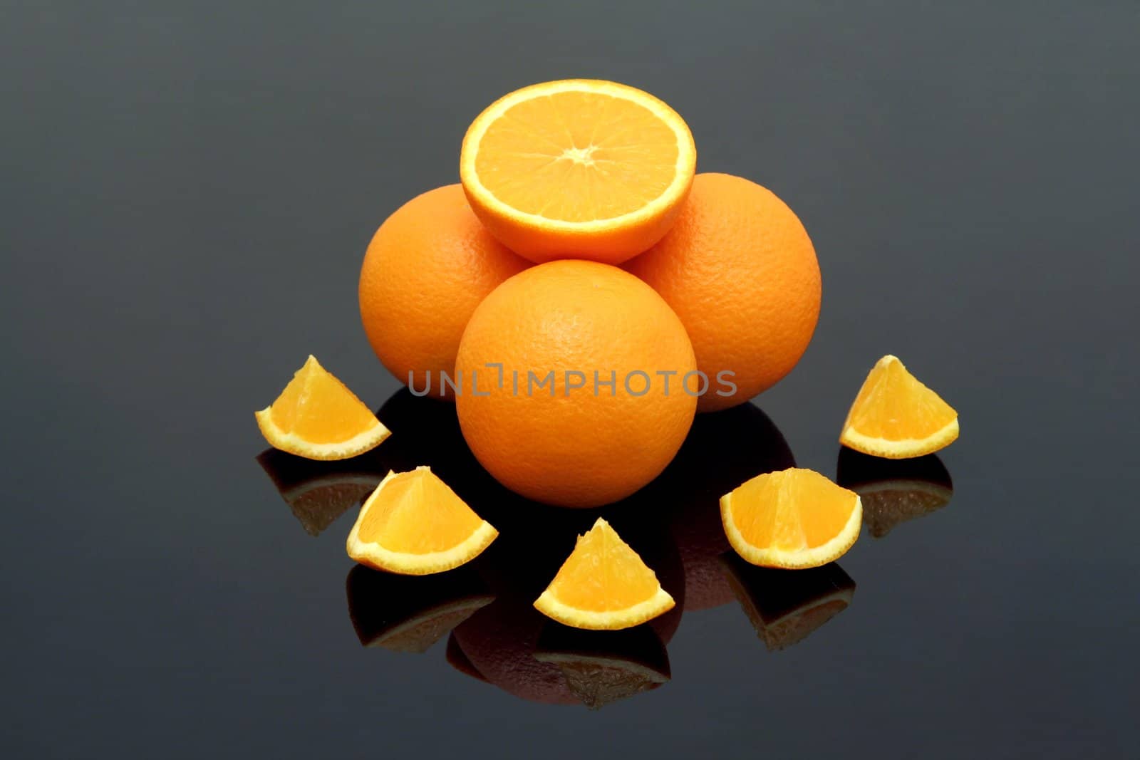 fresh oranges by rorem