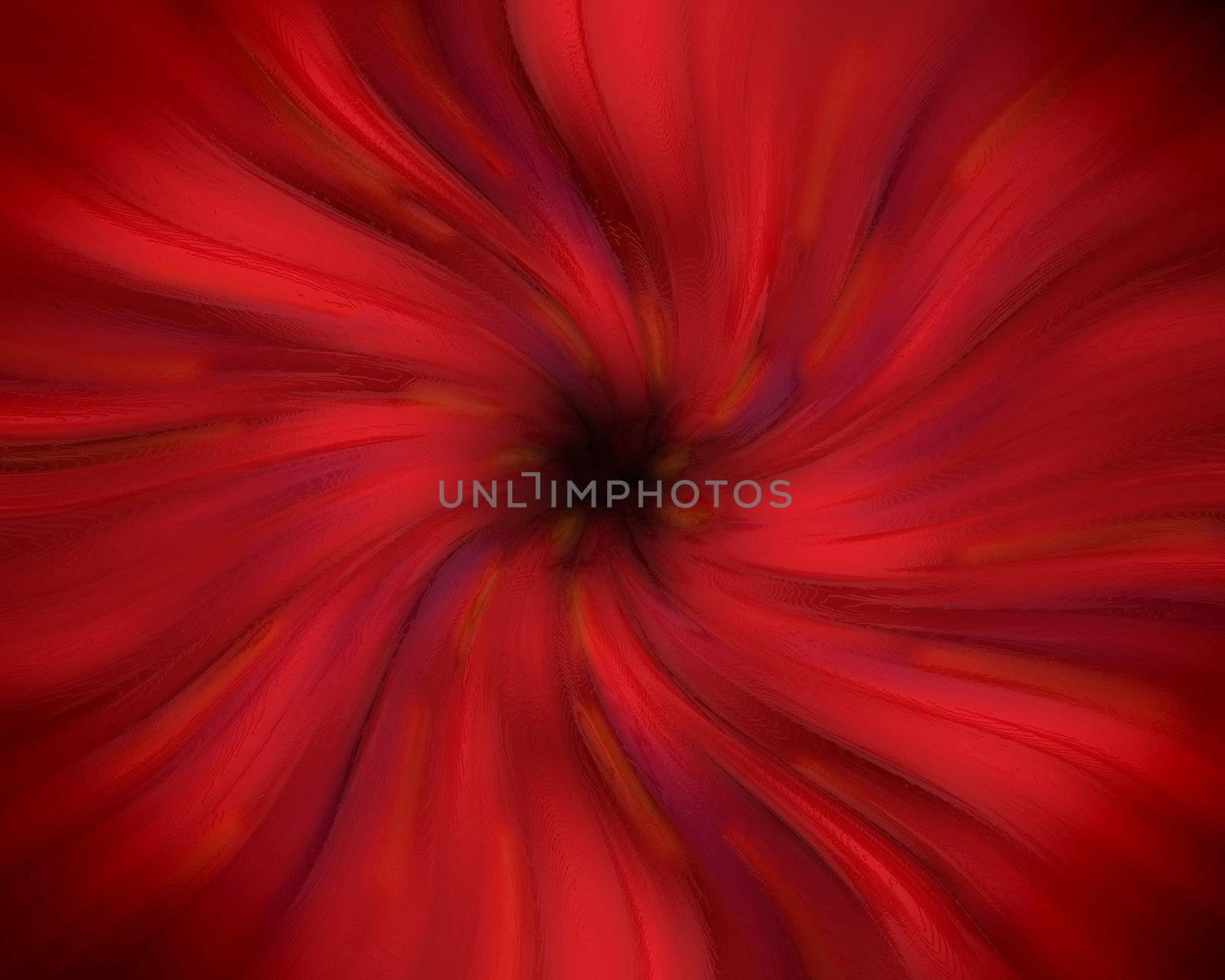 Red swirling pastel vortex with dark center