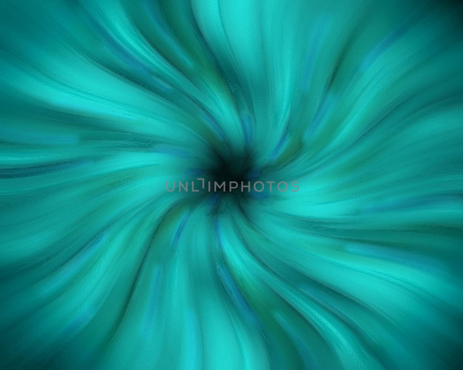 Blue swirling pastel vortex with a dark center