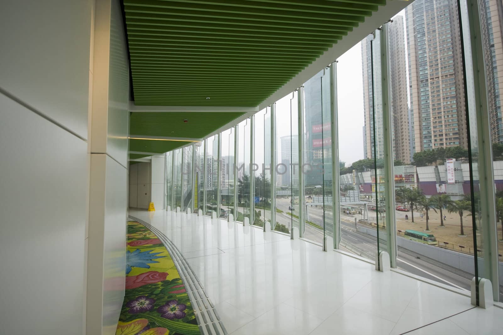 It is a modern flyover at Hong Kong 