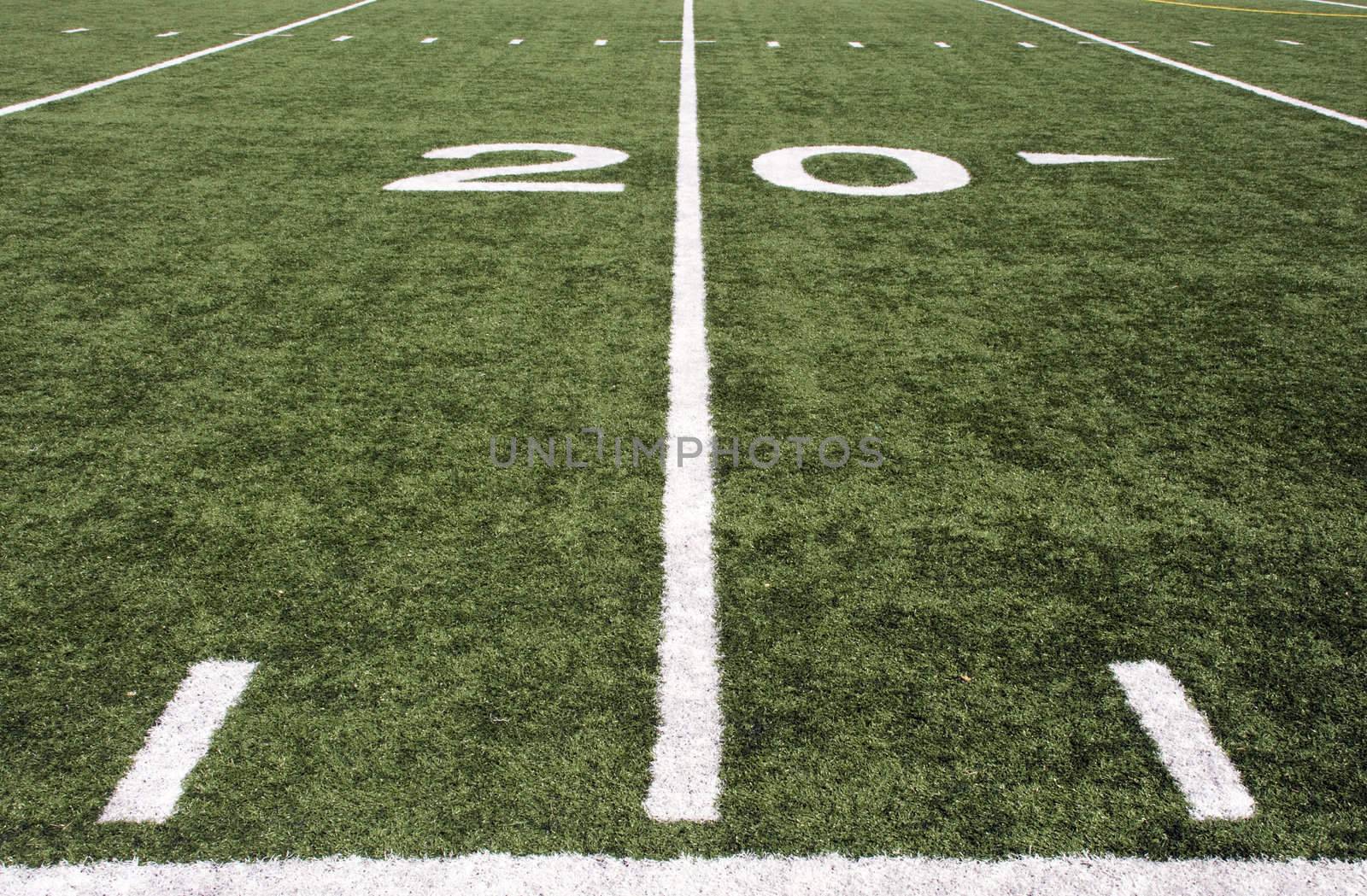 20 yard line by PDImages