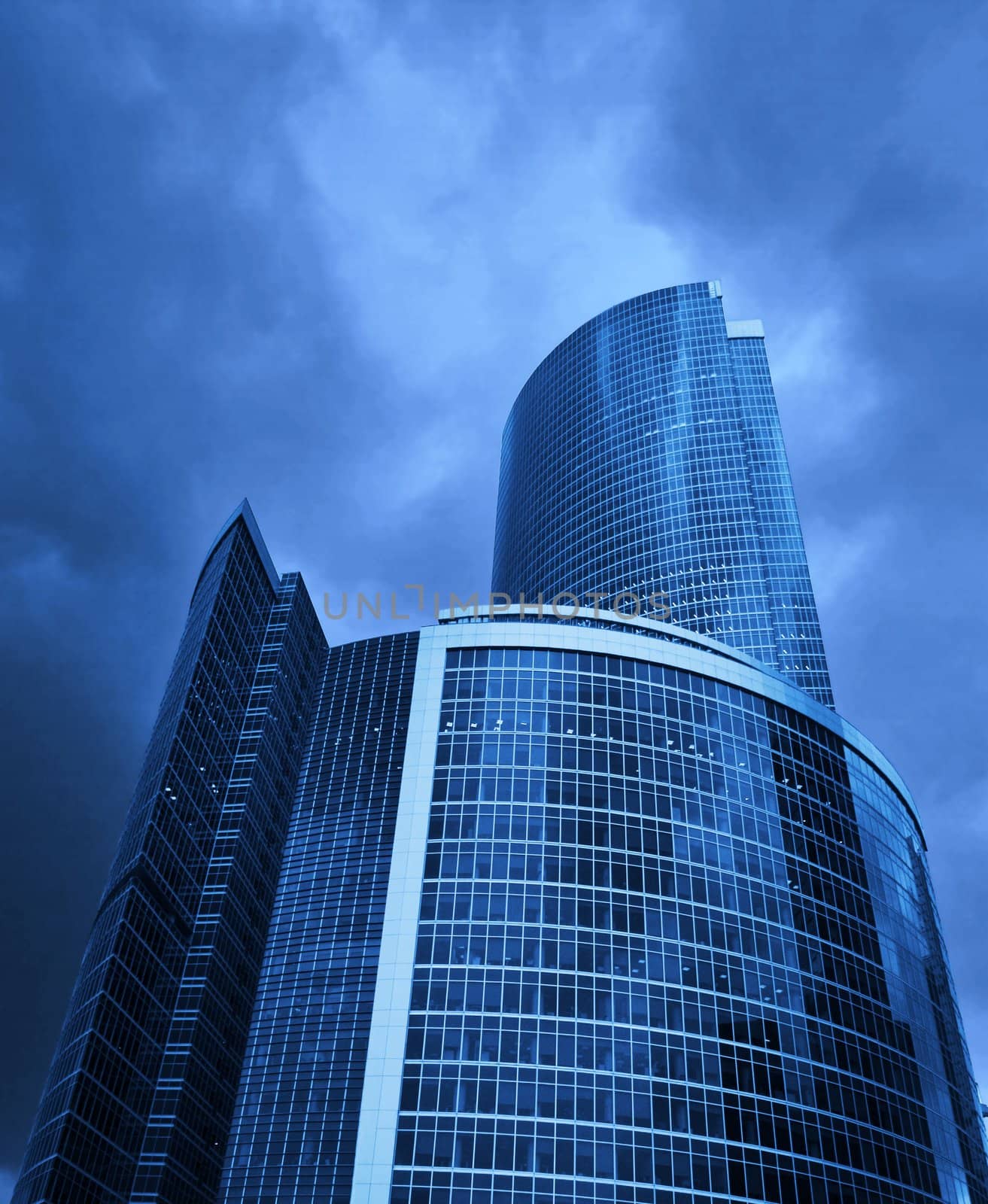 High rise building taken from below