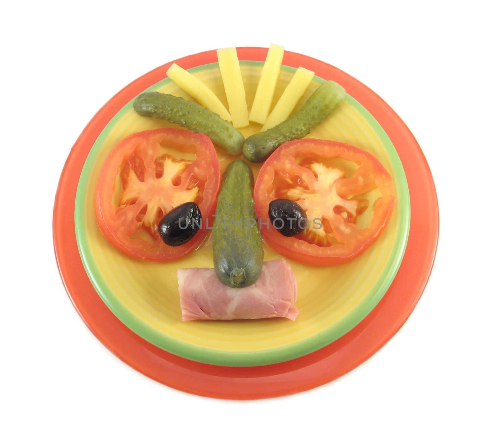 image of a salad on a little plate