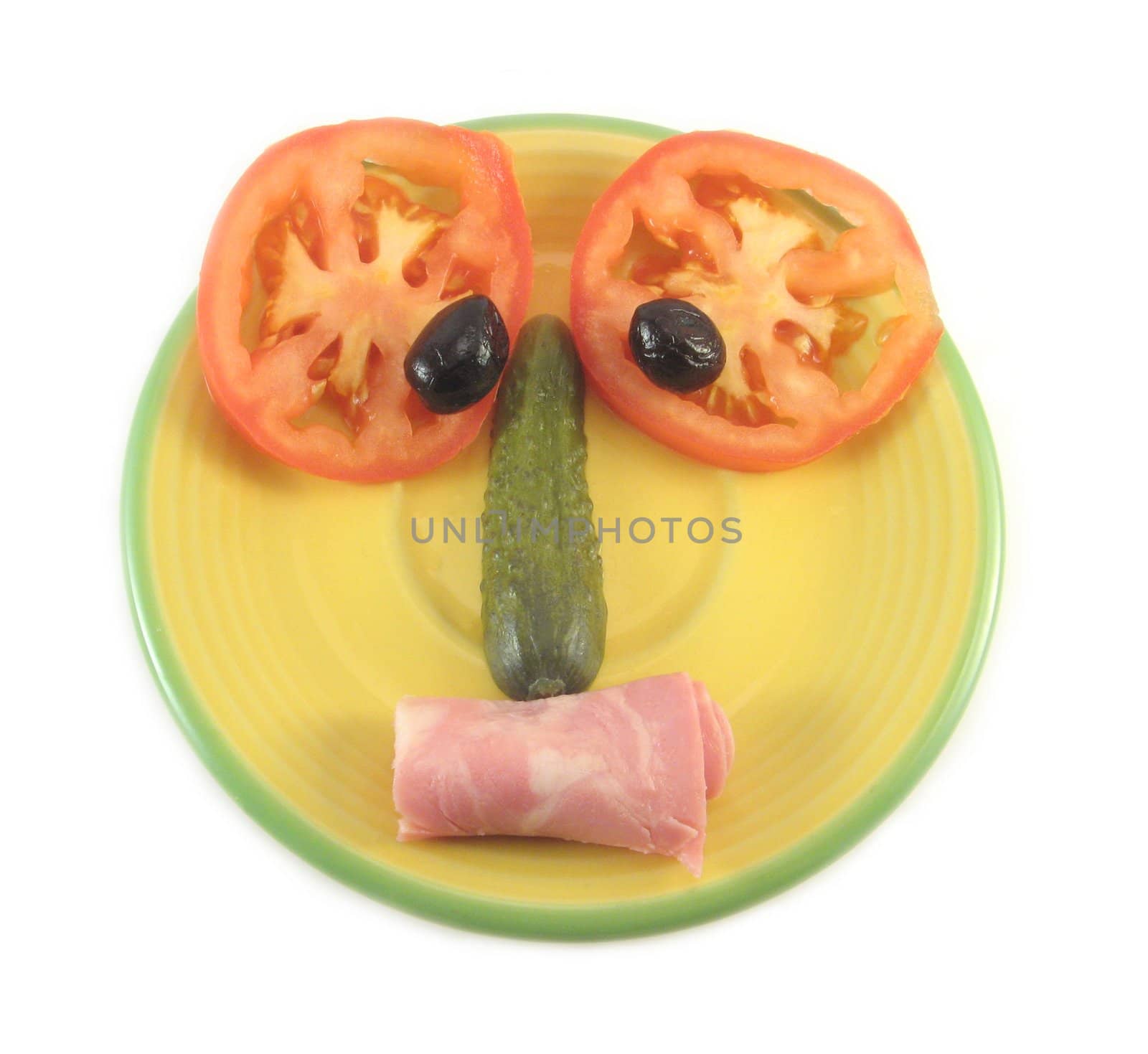 image of a salad on a little plate