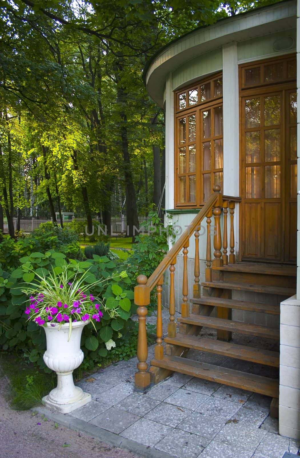 The Wooden verandah by AlexKhrom