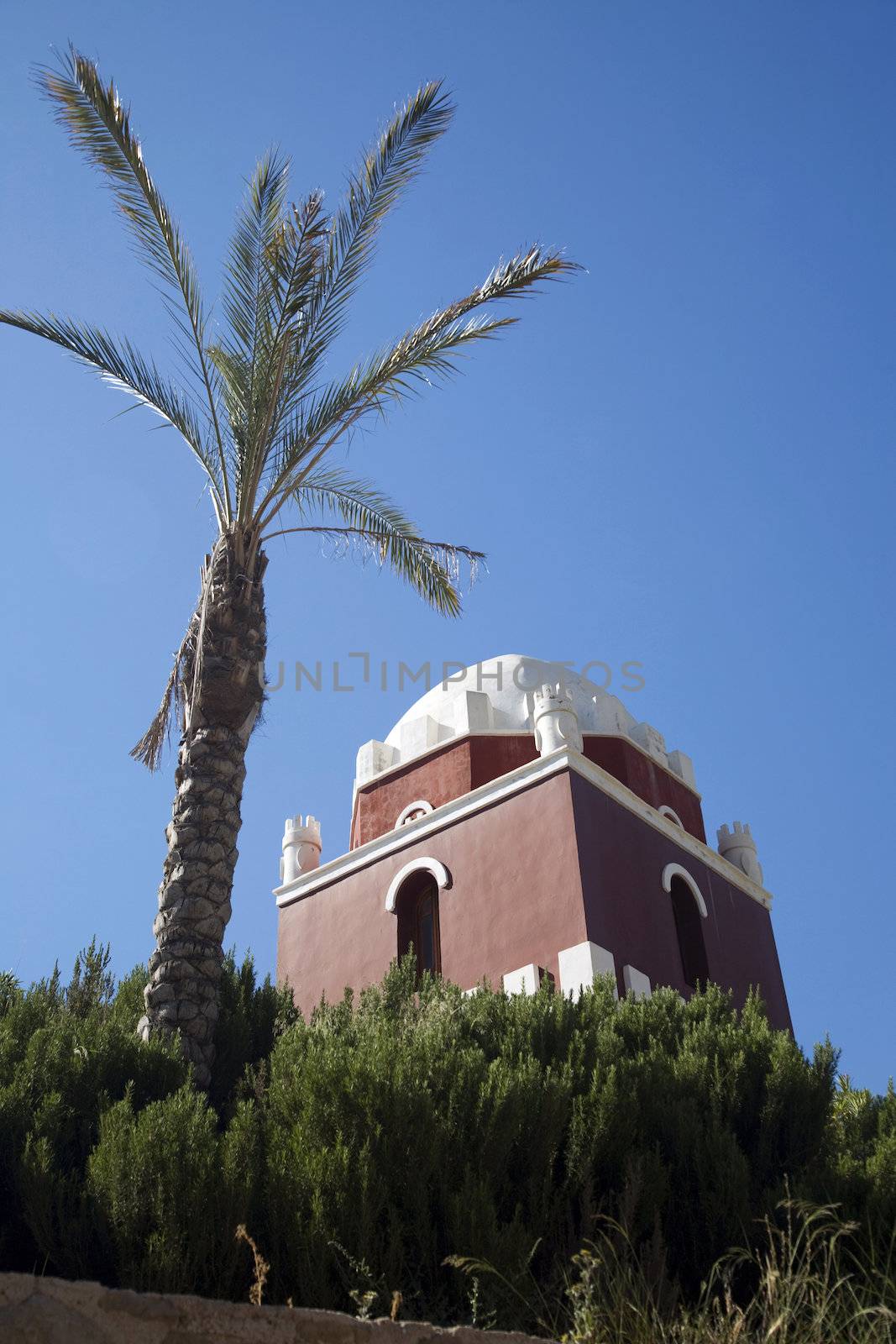 arab tower at murcia by quintanilla