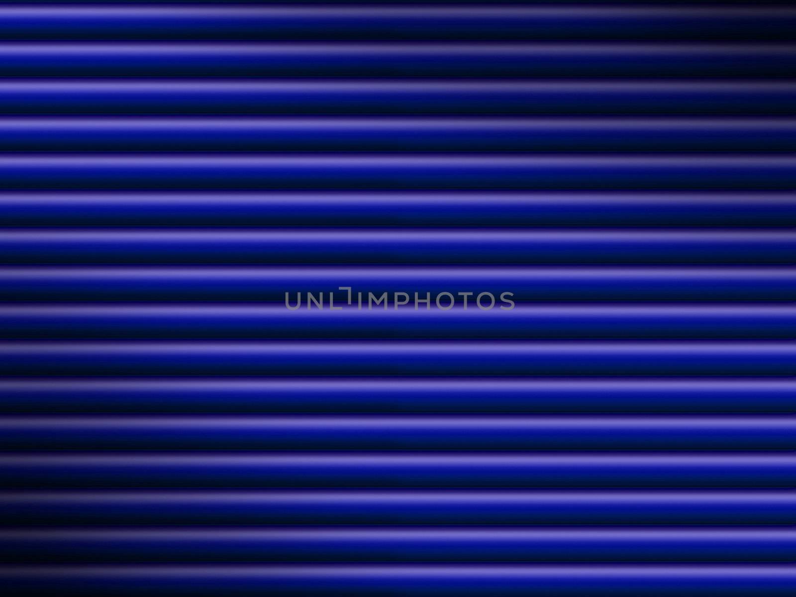Blue horizontal tube pipe background dramatically lit diagonally