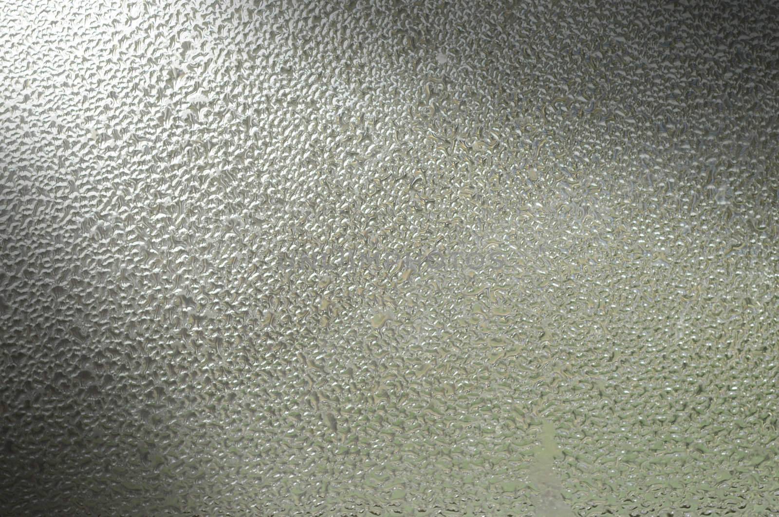 Condensation on glass background