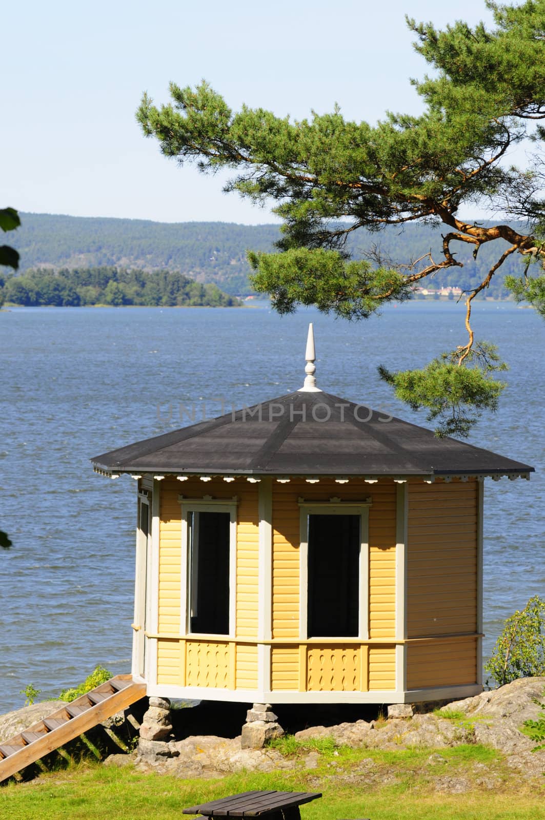 Pavilion in Swedish archipelago