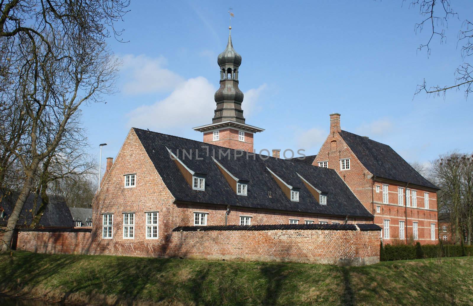 Castle of Husum, built between 1577 and 1582. Northern Germany (Schleswig-Holstein).