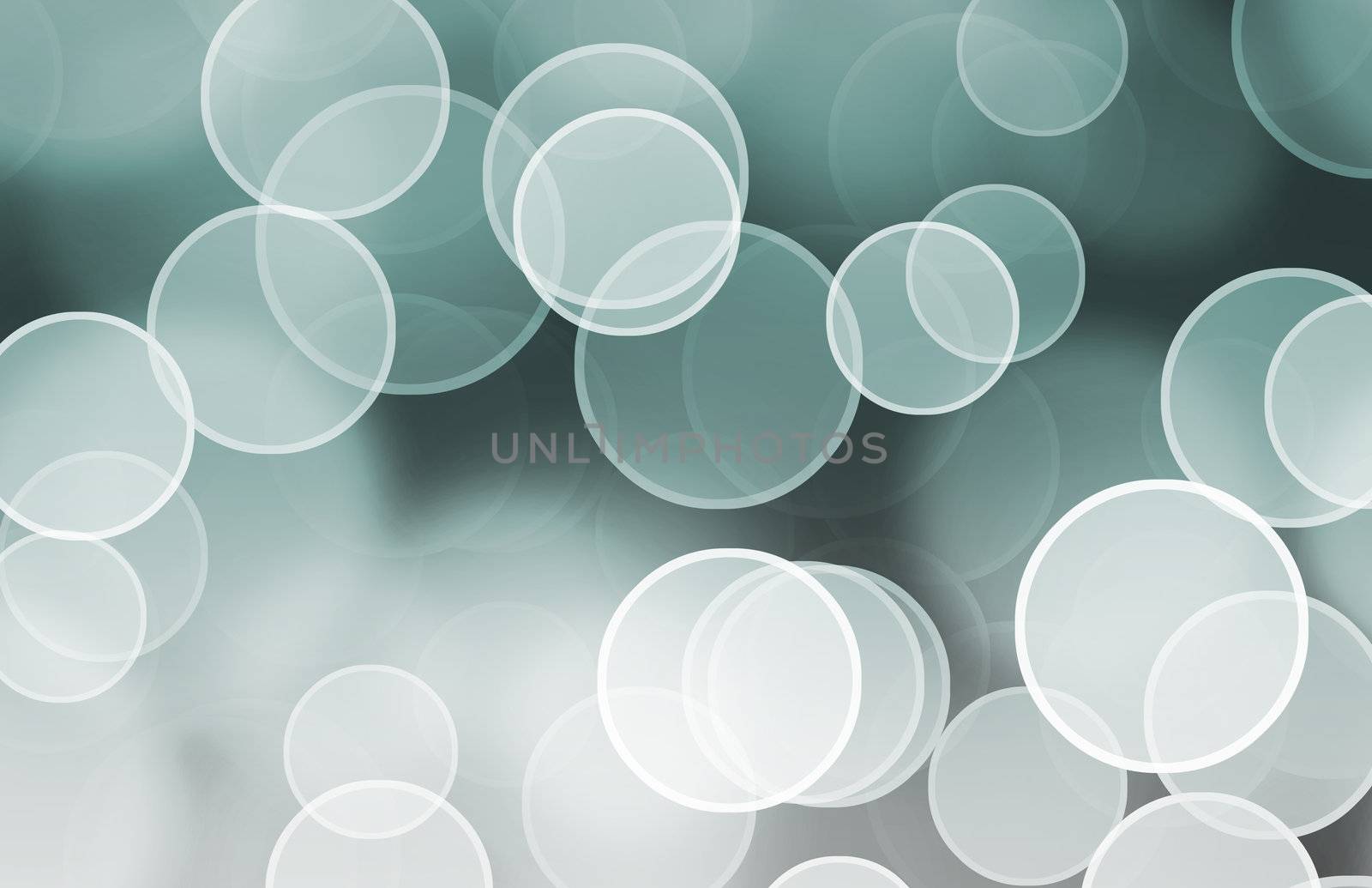 Blurry Pattern Abstract on Many Colorful Circles
