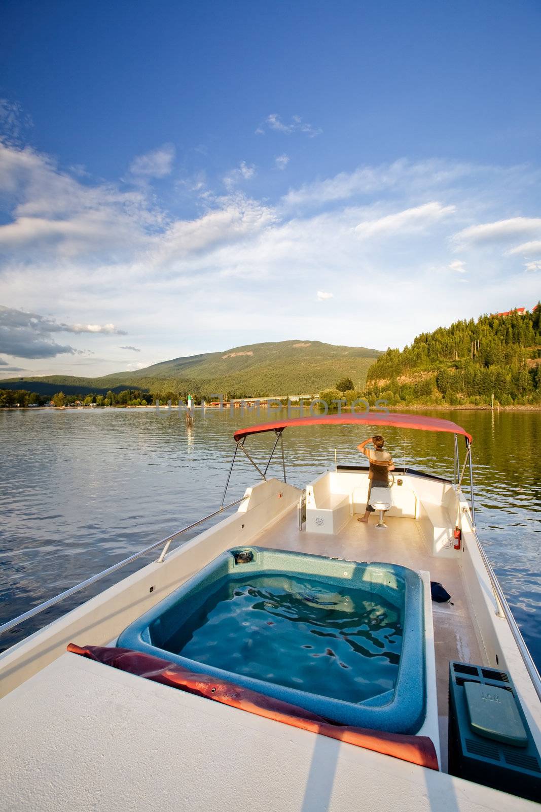 Luxury on a Lake by leaf