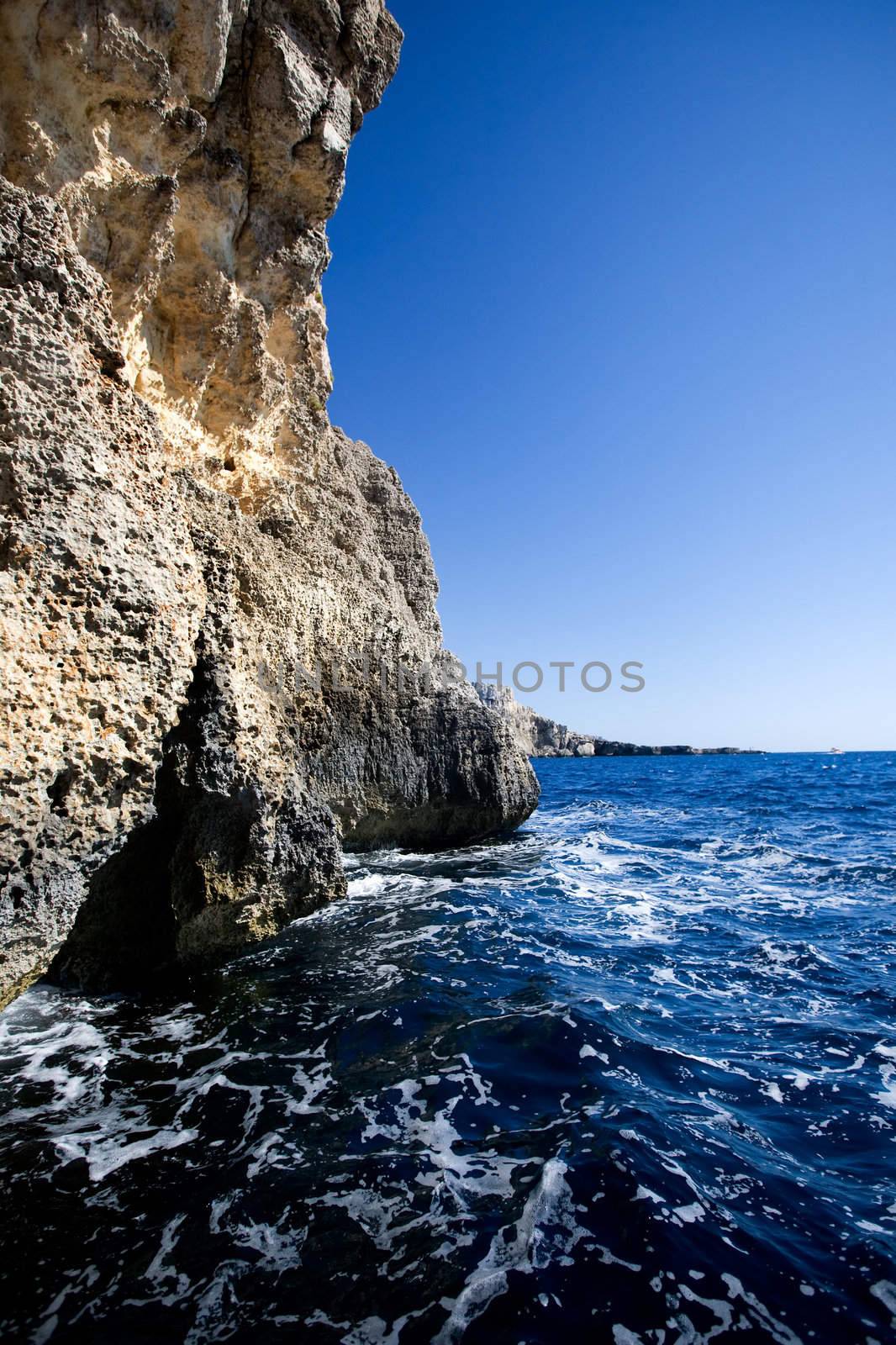 Ocean Cliff Cave by leaf
