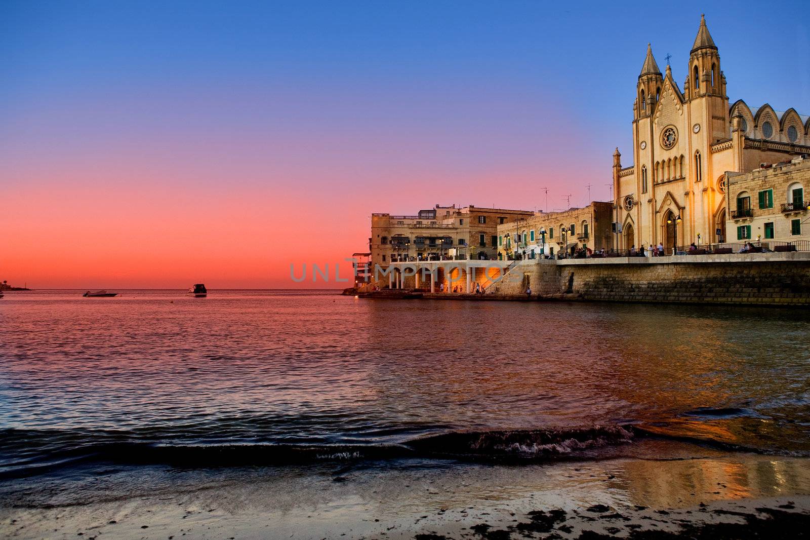 St. Julians Bay - Malta by leaf