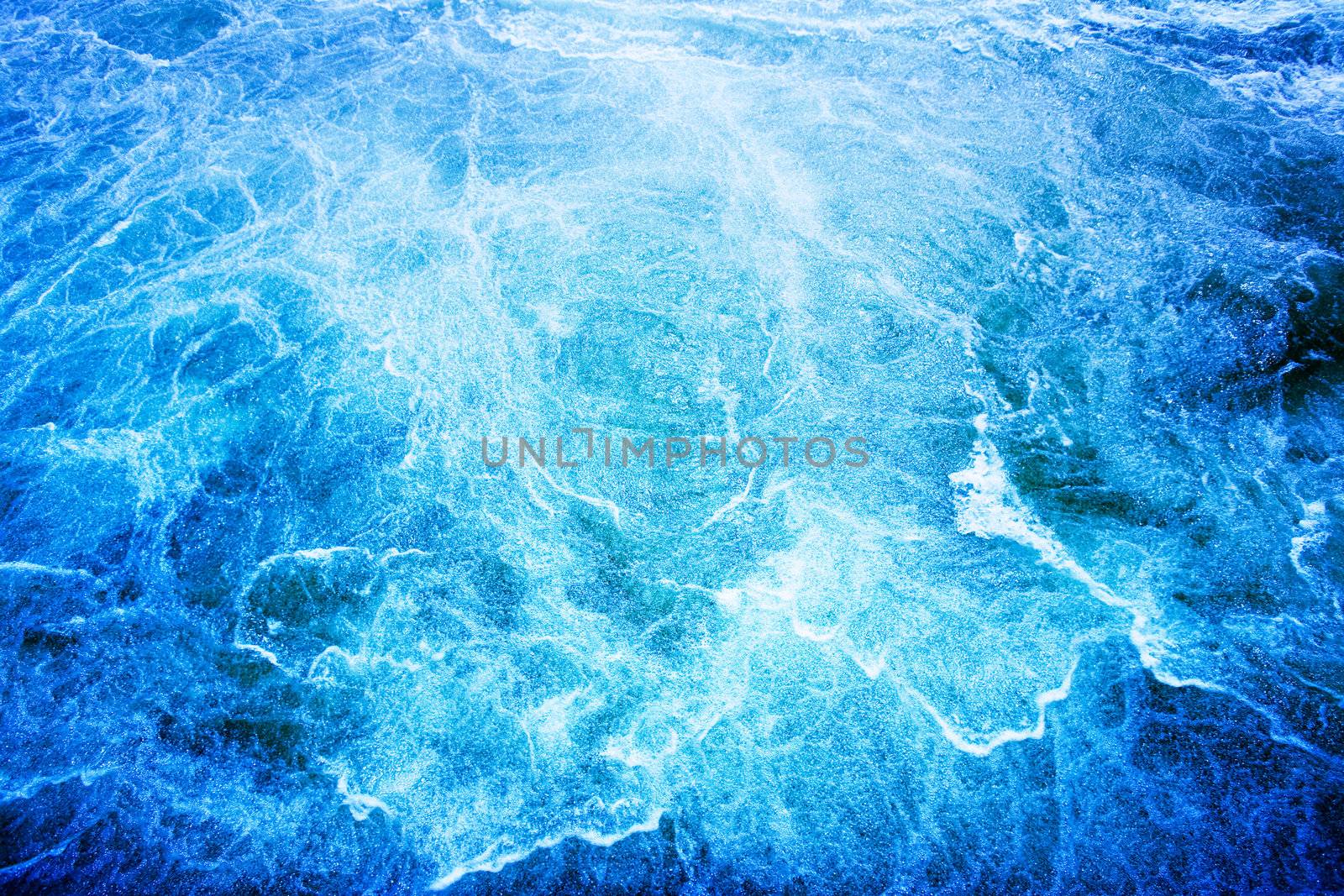 A bubbling water background abstract