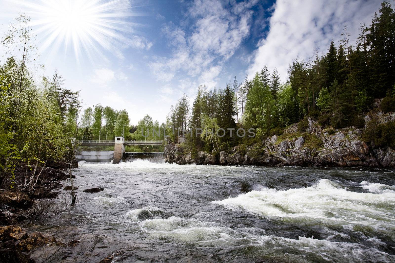 Hydro Power by leaf