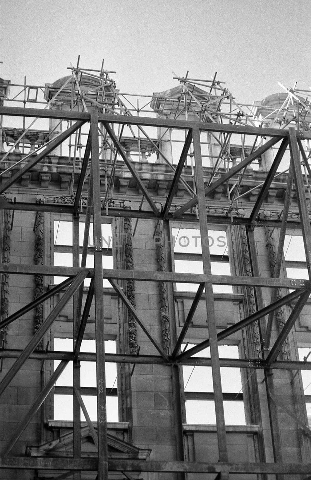 Scaffolding on building by timscottrom
