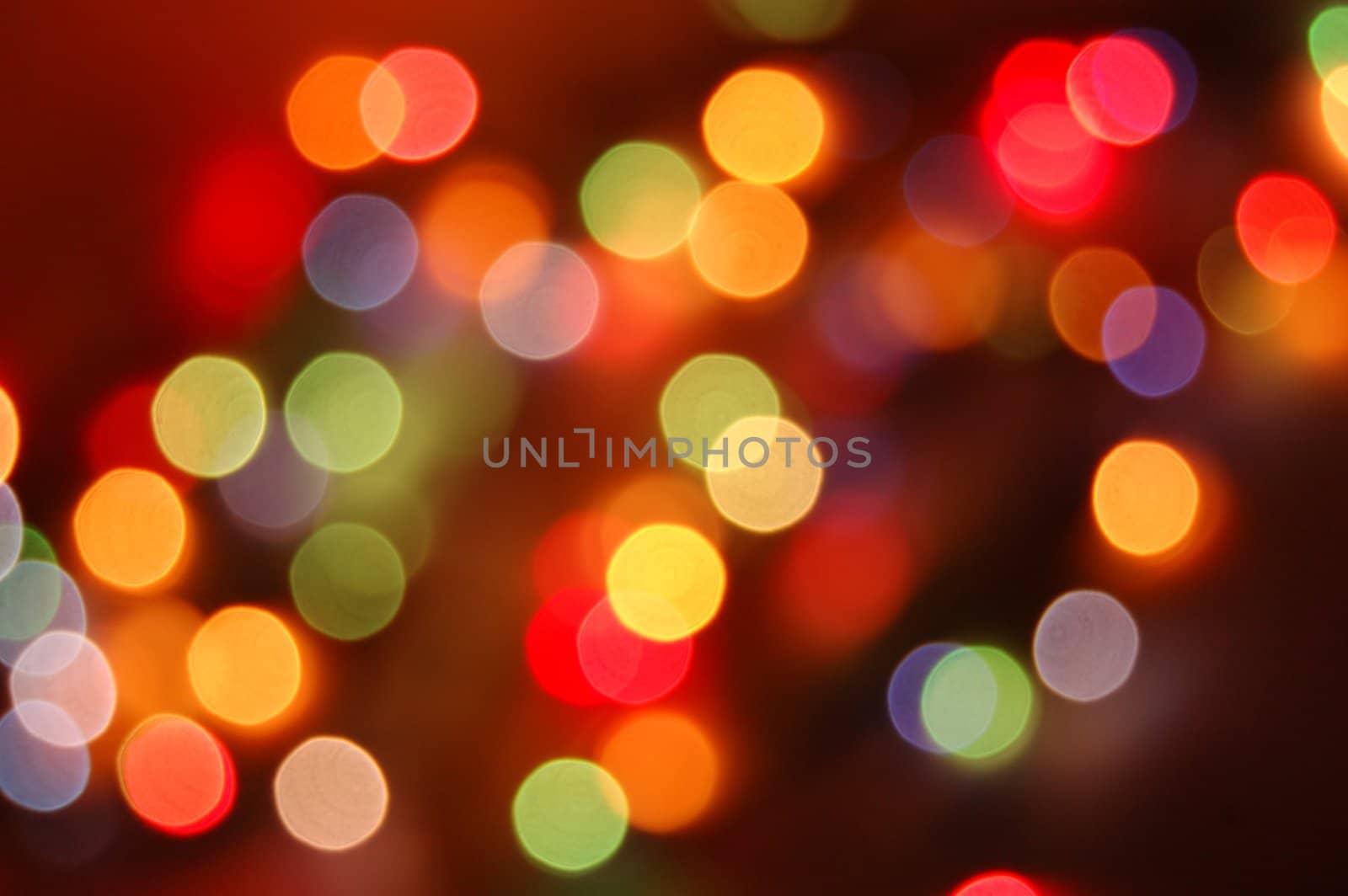 colorful abstract holiday lights