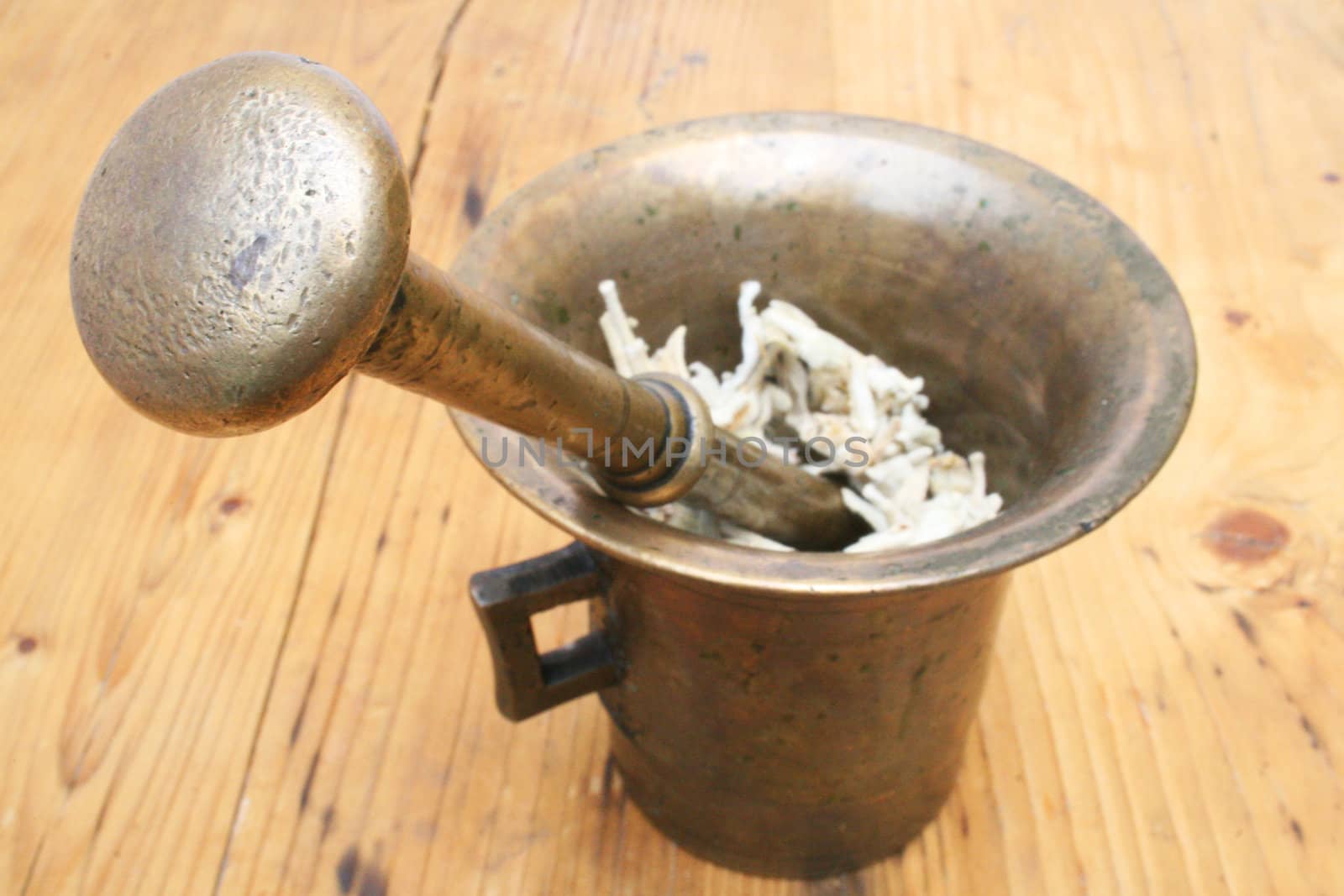 Antique mortar and pestle by timscottrom