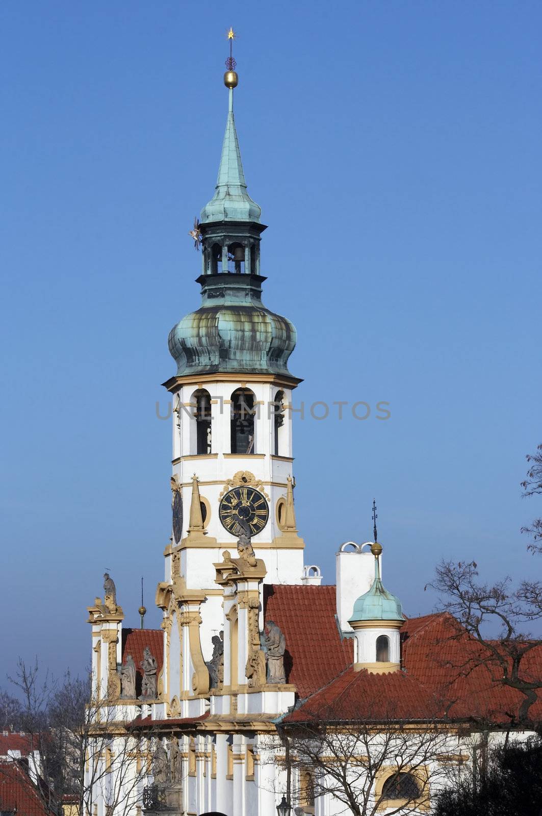 Loreta is a large pilgrimage destination in Hradcany, a district of Prague, Czech Republic. 