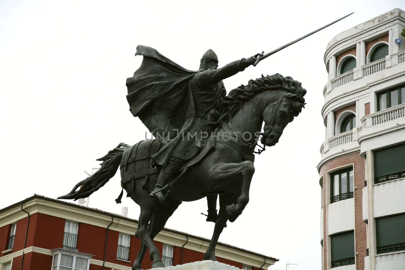 knight statue of spanish cid campeador