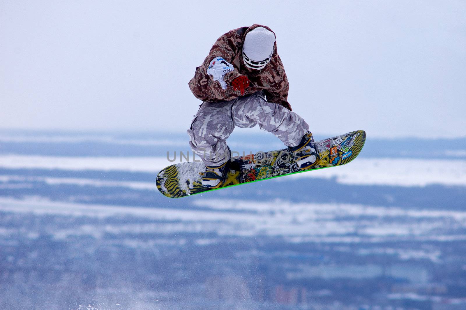 Snowboarding & skiing contest "Big Air 2010"