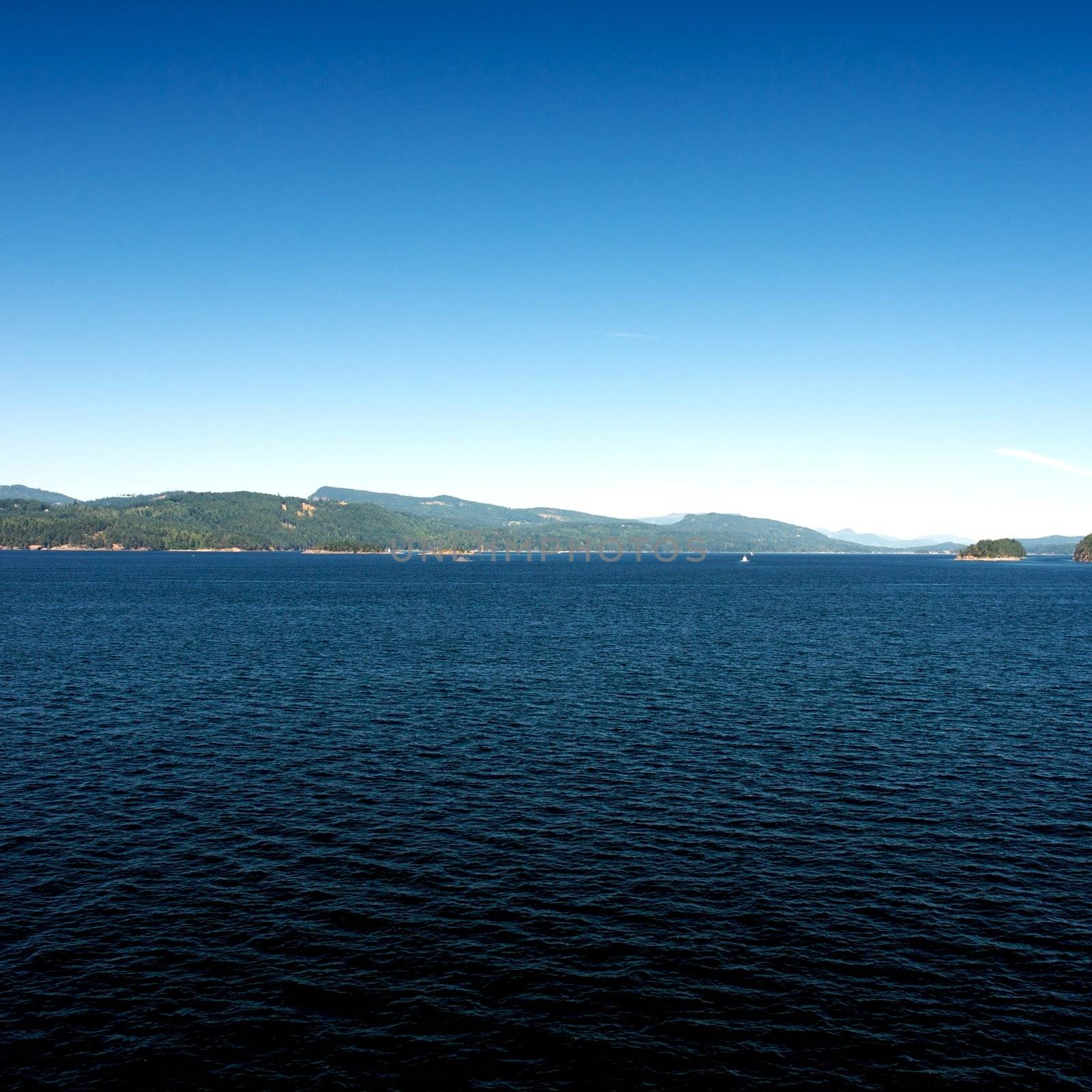 Ferry ride from Vancouver to Victoria through the vancouver islands