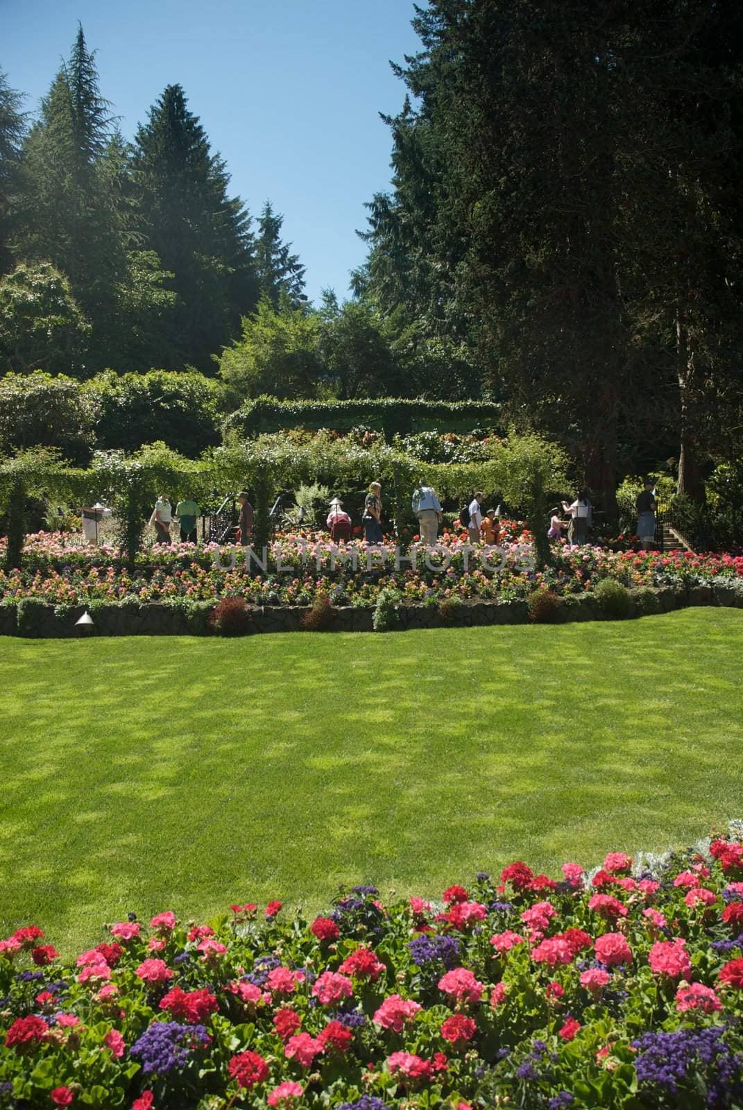 Butchart Garden in Victoria, British Columbia